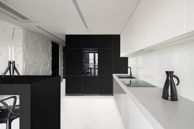 Lapidura Tinta Unita Nero 12Mm Porselen Tezgah (2)